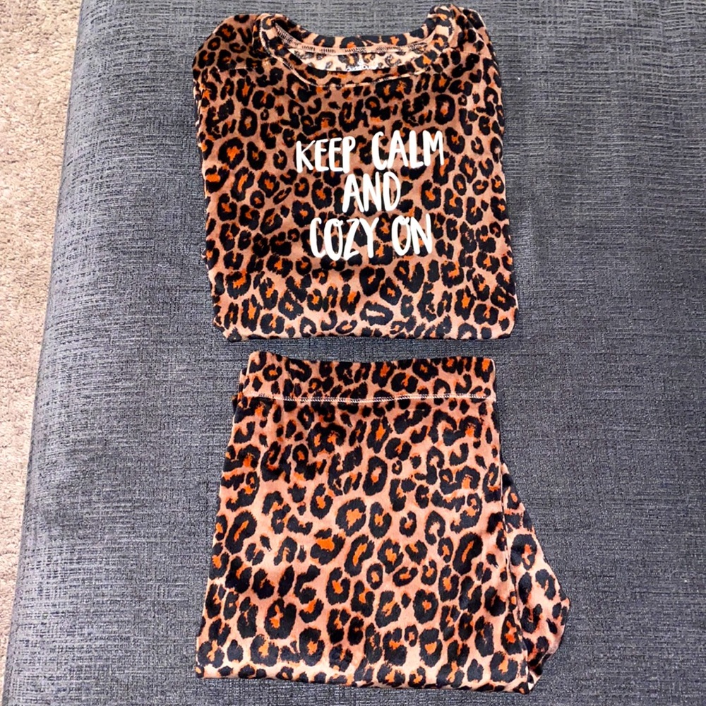 Cuddl Duds long sleeve pajama set